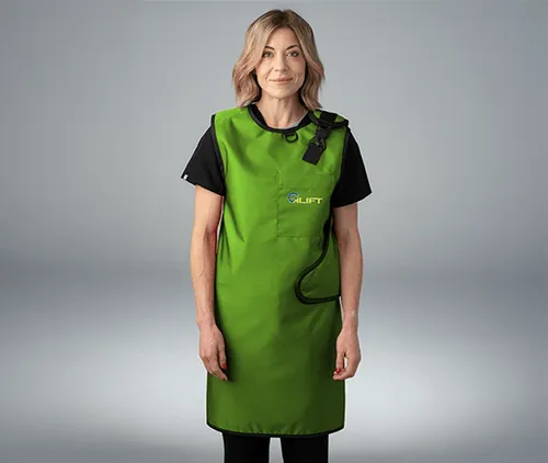 GLiFT One S side-entry endoskeleton apron